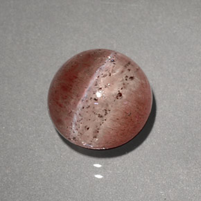 2.23캐럿 천연 브라운 Cat's Eye Scapolite, 투명한, 7.48 mm, 투명/반투명