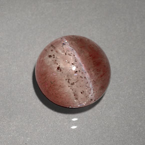 2.23캐럿 천연 브라운 Cat's Eye Scapolite, 투명한, 7.48 mm, 투명/반투명