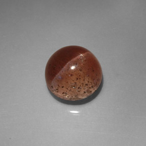2.31캐럿 천연 브라운 Cat's Eye Scapolite, 투명한, 7.5×7.3 mm, 투명/반투명
