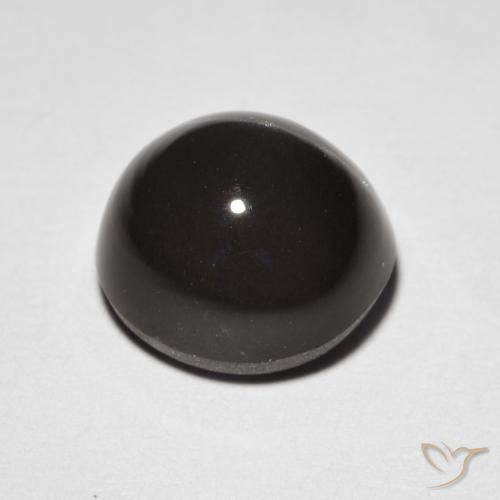3.32캐럿 천연 흑갈색 Cat's Eye Scapolite, 타원형 컷, 8.9×8.3 mm, 투명한