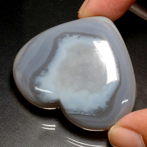 120.50캐럿 천연 라벤더 블루 칼세도니, 투명한, 41.2×35.2 mm, 투명/반투명