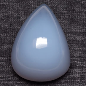 193.10캐럿 천연 라벤더 블루 칼세도니, 투명한, 42×30.3 mm, 투명/반투명