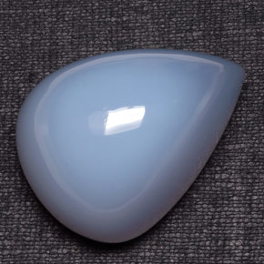 193.10캐럿 천연 라벤더 블루 칼세도니, 투명한, 42×30.3 mm, 투명/반투명