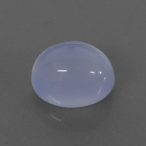 2.70캐럿 천연 라벤더 블루 칼세도니, 투명한, 9×7.1 mm, 투명/반투명