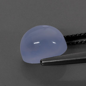 2.72캐럿 천연 라벤더 블루 칼세도니, 투명한, 8.8×6.9 mm, 투명/반투명