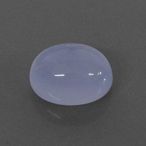 2.38캐럿 천연 라벤더 블루 칼세도니, 투명한, 9.1×7.1 mm, 투명/반투명