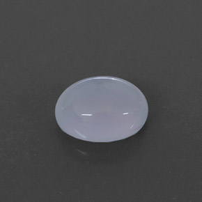 1.97캐럿 천연 라벤더 블루 칼세도니, 투명한, 8.8×6.9 mm, 투명/반투명