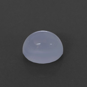 2.84캐럿 천연 라벤더 블루 칼세도니, 투명한, 8.8×7 mm, 투명/반투명