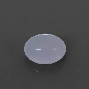 2.28캐럿 천연 라벤더 블루 칼세도니, 투명한, 9×7.1 mm, 투명/반투명