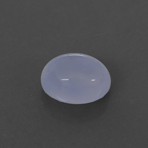 2.33캐럿 천연 라벤더 블루 칼세도니, 투명한, 9×7 mm, 투명/반투명