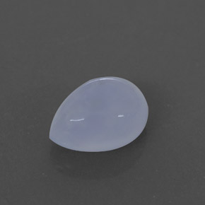 2.47캐럿 천연 라벤더 블루 칼세도니, 투명한, 9.8×7 mm, 투명/반투명