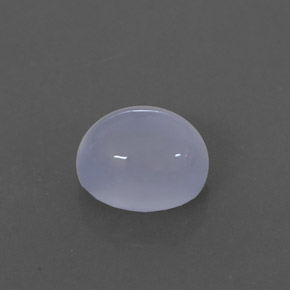 2.50캐럿 천연 라벤더 블루 칼세도니, 투명한, 8.7×6.9 mm, 투명/반투명