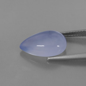 4.49캐럿 천연 라벤더 블루 옥수, 투명한, 투명/반투명