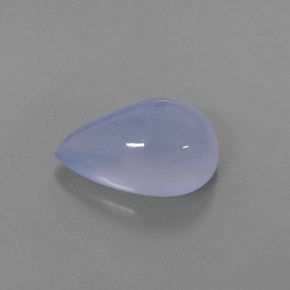 5.28캐럿 천연 라벤더 블루 칼세도니, 투명한, 14.2×9.1 mm, 투명/반투명