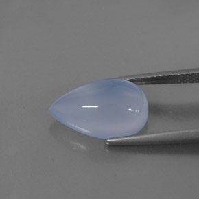4.98캐럿 천연 라벤더 블루 옥수, 투명한, 투명/반투명