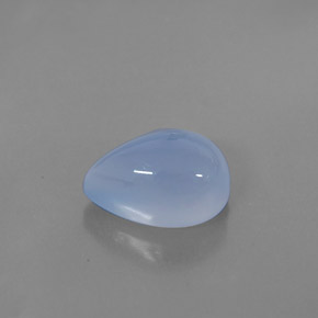 5.58캐럿 천연 라벤더 블루 칼세도니, 투명한, 12.9×9.1 mm, 투명/반투명