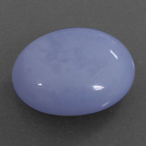 13.90캐럿 천연 라벤더 블루 칼세도니, 투명한, 17.8×14.4 mm, 투명/반투명