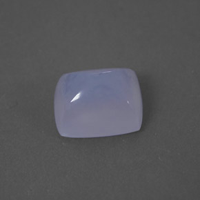 2.13캐럿 천연 라벤더 블루 칼세도니, 투명한, 8.2×6.9 mm, 투명/반투명