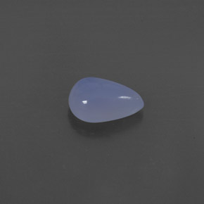 1.76캐럿 천연 라벤더 블루 칼세도니, 투명한, 10×6.7 mm, 투명/반투명