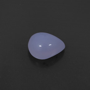 2.43캐럿 천연 라벤더 블루 칼세도니, 투명한, 9.8×8.2 mm, 투명/반투명