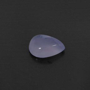 1.62캐럿 천연 라벤더 블루 칼세도니, 투명한, 9.6×7.2 mm, 투명/반투명
