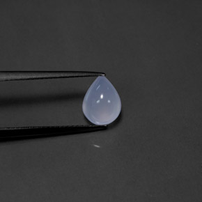 1.97캐럿 천연 라벤더 블루 옥수, 투명한, 투명/반투명