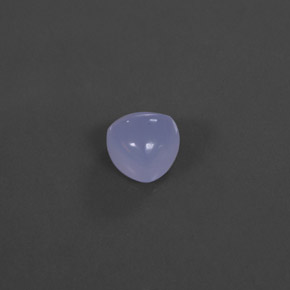 6.77캐럿 천연 라벤더 블루 칼세도니, 투명한, 11.3×11.2 mm, 투명/반투명