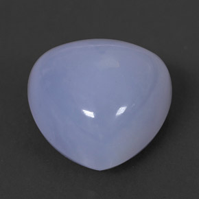6.67캐럿 천연 라벤더 블루 칼세도니, 투명한, 11.7×11.5 mm, 투명/반투명