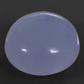 17.75캐럿 천연 라벤더 블루 칼세도니, 투명한, 16.20 mm, 투명/반투명