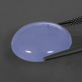 13.17캐럿 천연 라벤더 블루 옥수, 투명한, 투명/반투명