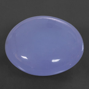 47.14캐럿 천연 라벤더 블루 칼세도니, 투명한, 24.87 mm, 투명/반투명
