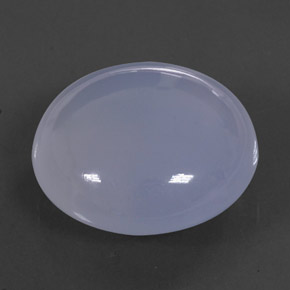 50.66캐럿 천연 라벤더 블루 칼세도니, 투명한, 25.04 mm, 투명/반투명