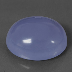 20.79캐럿 천연 라벤더 블루 옥수, 타원형 컷, 투명한