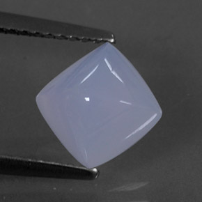 1.77캐럿 천연 라벤더 블루 칼세도니, 투명한, 7.2×7.1 mm, 투명/반투명