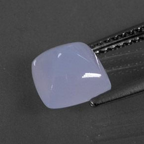 1.77캐럿 천연 라벤더 블루 칼세도니, 투명한, 7.2×7.1 mm, 투명/반투명