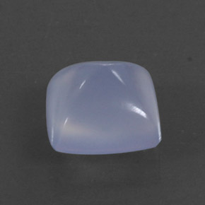 3.17캐럿 천연 라벤더 블루 칼세도니, 투명한, 8.9×8.8 mm, 투명/반투명