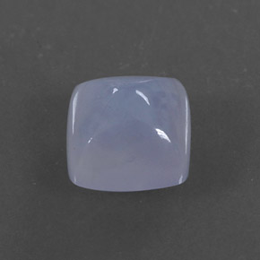 1.66캐럿 천연 라벤더 블루 칼세도니, 투명한, 6.9×6.9 mm, 투명/반투명