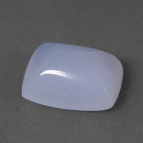 2.06캐럿 천연 라벤더 블루 칼세도니, 투명한, 9.1×7 mm, 투명/반투명