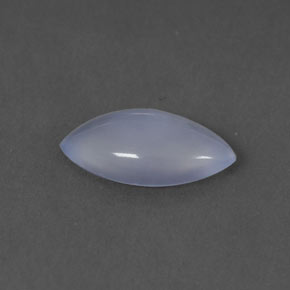 1.12캐럿 천연 라벤더 블루 칼세도니, 마퀴즈, 10.8×5.8 mm, 투명한