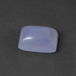 1.69캐럿 천연 라벤더 블루 칼세도니, 투명한, 8.2×6.3 mm, 투명/반투명