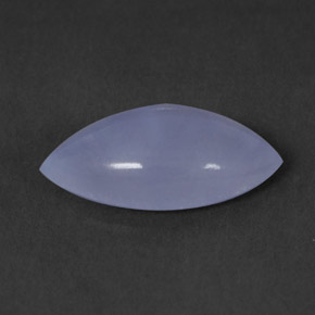 1.76캐럿 천연 라벤더 블루 칼세도니, 마퀴즈, 12.3×6.4 mm, 투명한
