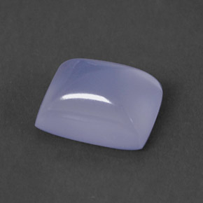 1.75캐럿 천연 라벤더 블루 칼세도니, 투명한, 8×6.4 mm, 투명/반투명