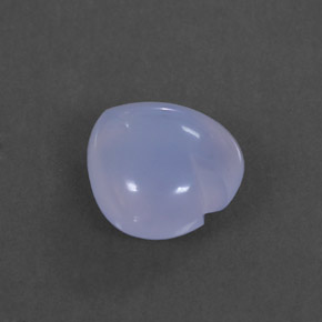 1.66캐럿 천연 라벤더 블루 칼세도니, 투명한, 8.2×8.1 mm, 투명/반투명