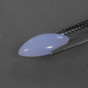 1.56캐럿 천연 라벤더 블루 옥수, 보석, 투명한