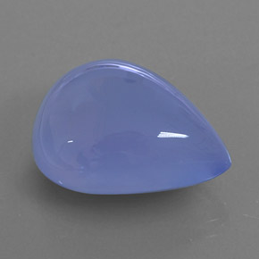 16.70캐럿 천연 라벤더 블루 칼세도니, 투명한, 18.7×15.3 mm, 투명/반투명