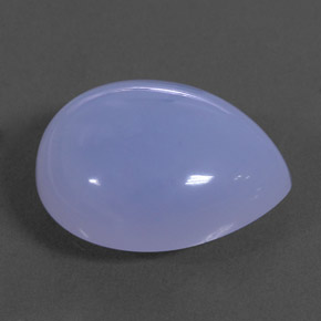 16.25캐럿 천연 라벤더 블루 칼세도니, 투명한, 18.9×15.8 mm, 투명/반투명