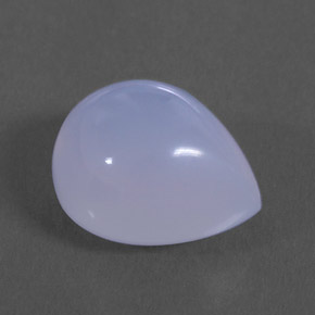 4.31캐럿 천연 라벤더 블루 칼세도니, 투명한, 11.2×9.2 mm, 투명/반투명