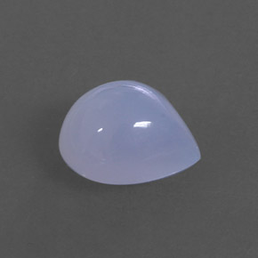 4.74캐럿 천연 라벤더 블루 칼세도니, 투명한, 12×10.1 mm, 투명/반투명