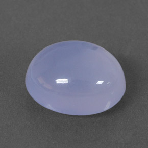 2.27캐럿 천연 라벤더 블루 칼세도니, 투명한, 9×7.2 mm, 투명/반투명