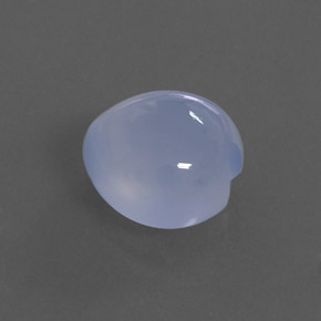 4.98캐럿 천연 라벤더 블루 칼세도니, 투명한, 11×11 mm, 투명/반투명